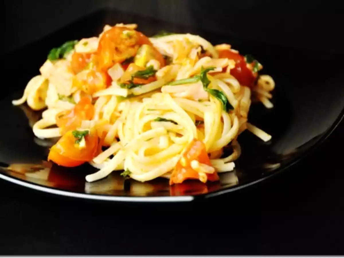 Linguine with Smoked Salmon