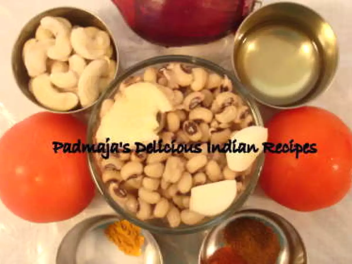 Lobiya/Chawli/Black-Eyed Peas/Cowpea/Alasandalu Curry - photo 2