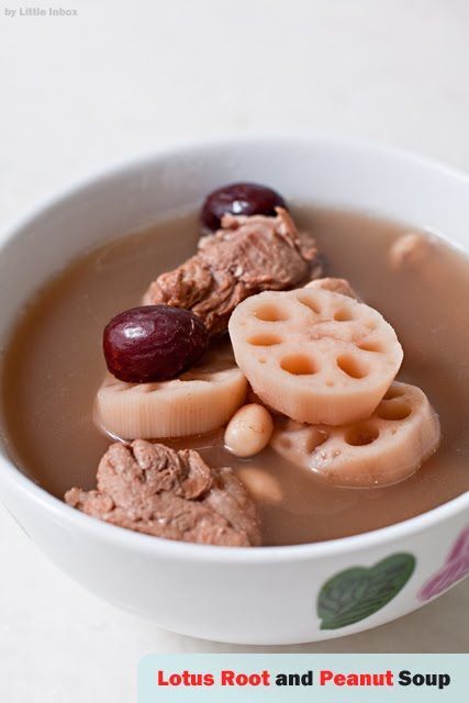 Lotus root and peanut soup (crock pot recipe) - Recipe Petitchef