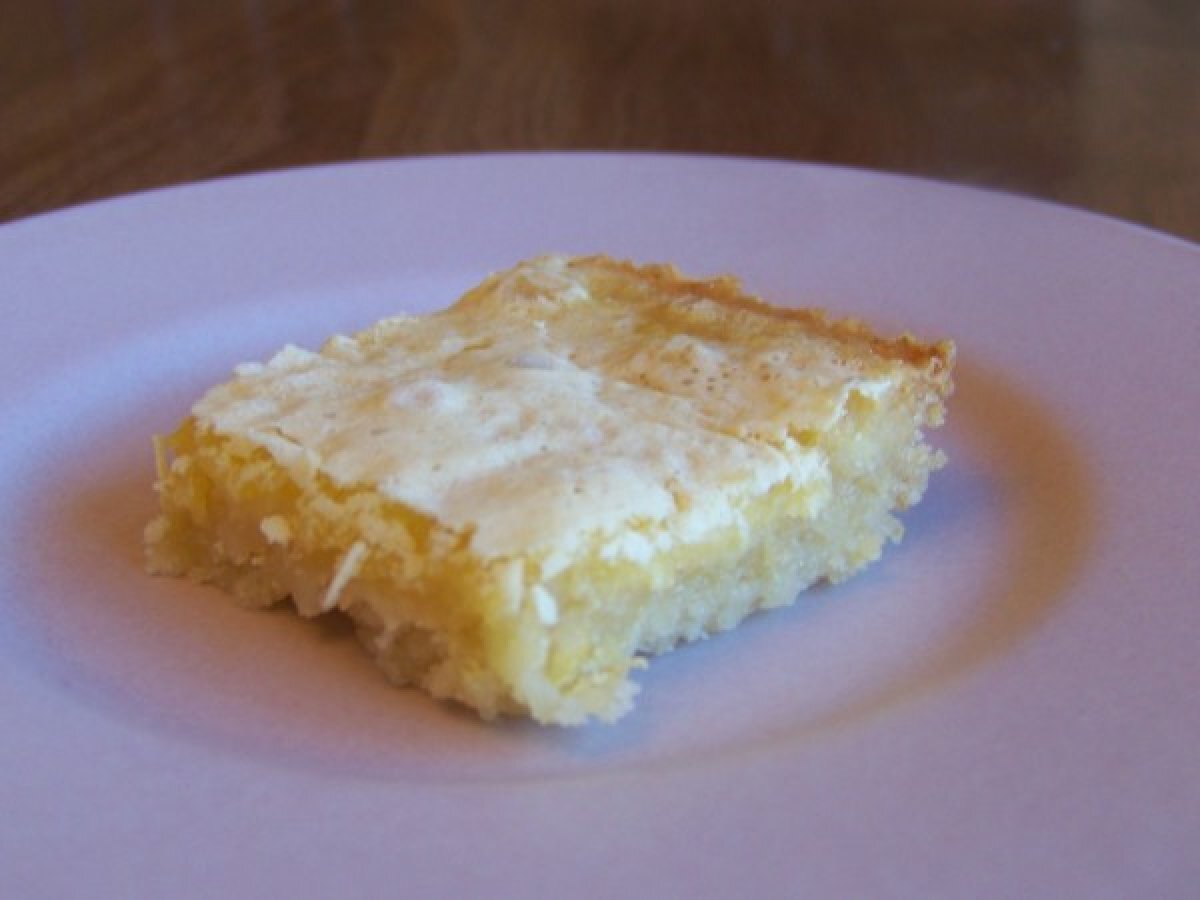 Low Carb Lemon Squares