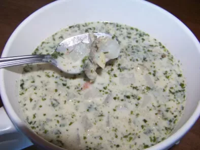 Low Carb New England Style Clam Chowder
