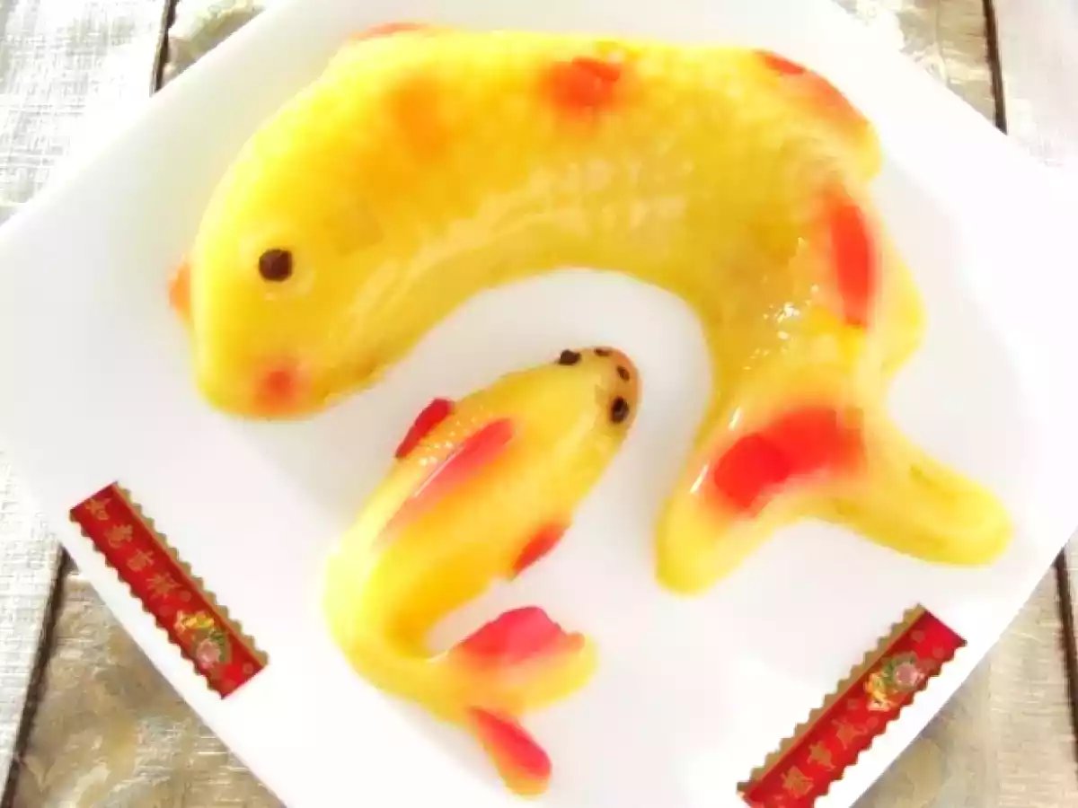 Lucky Koi Mango Pudding