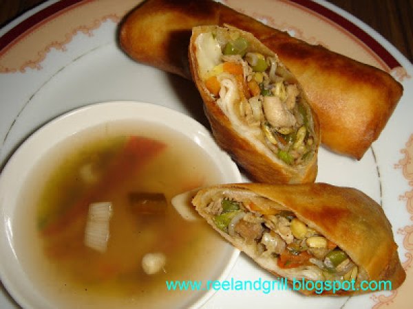 Lumpia or Lumpiang Prito or Lumpiang Gulay (Vegetable Spring Roll)