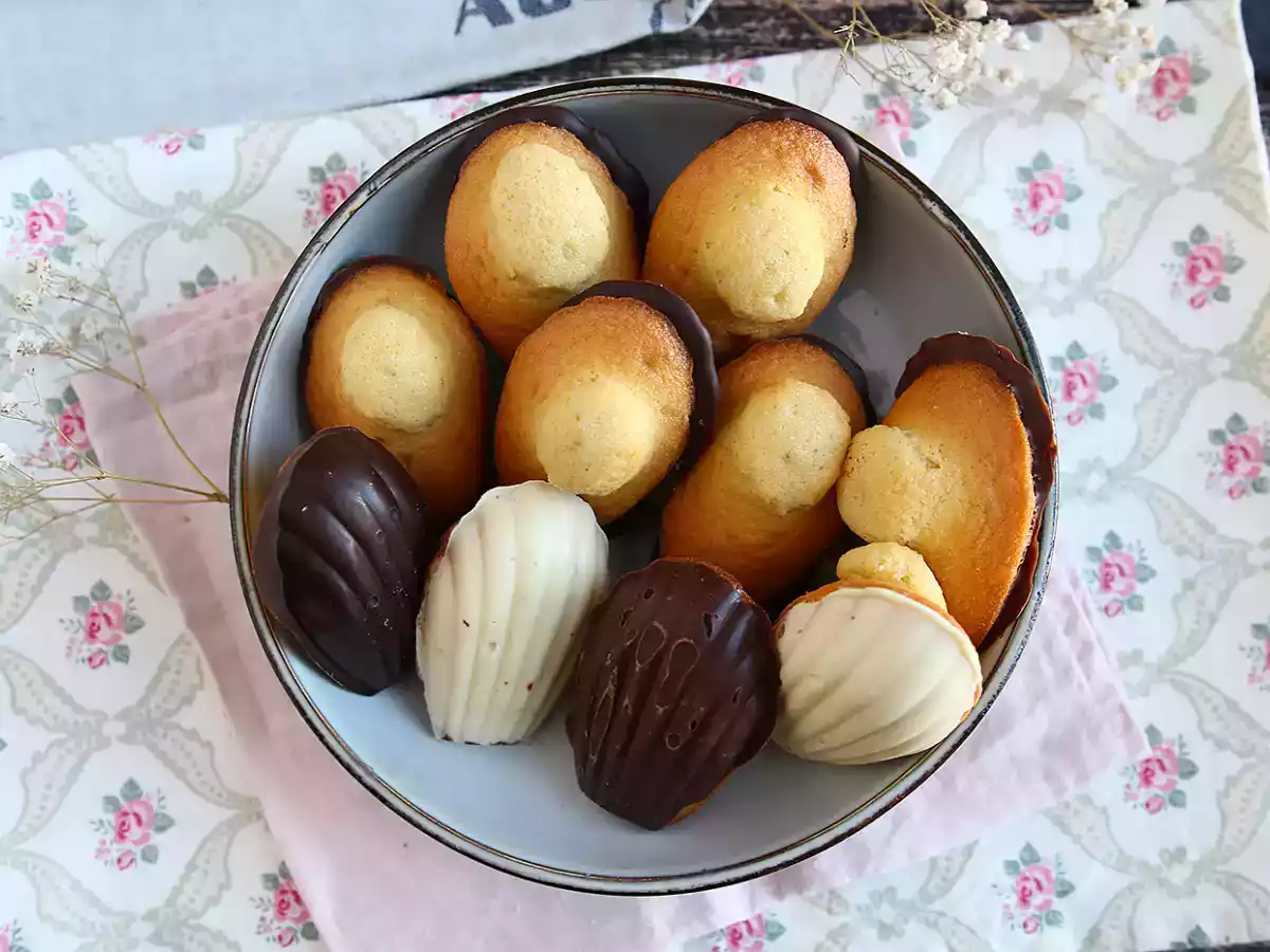 Madeleines with chocolate - video recipe ! - photo 6