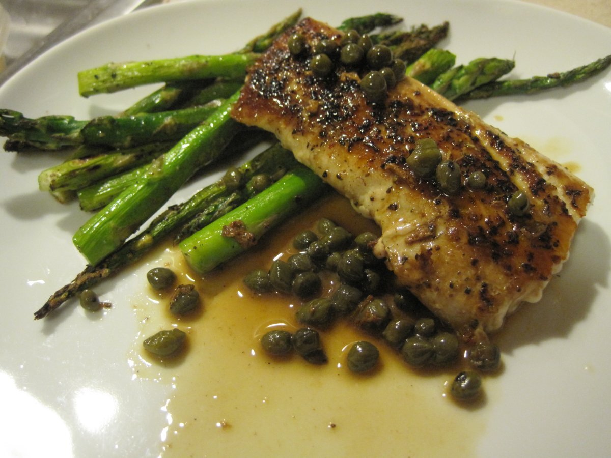 Mahi-Mahi with Lemon Caper sauce