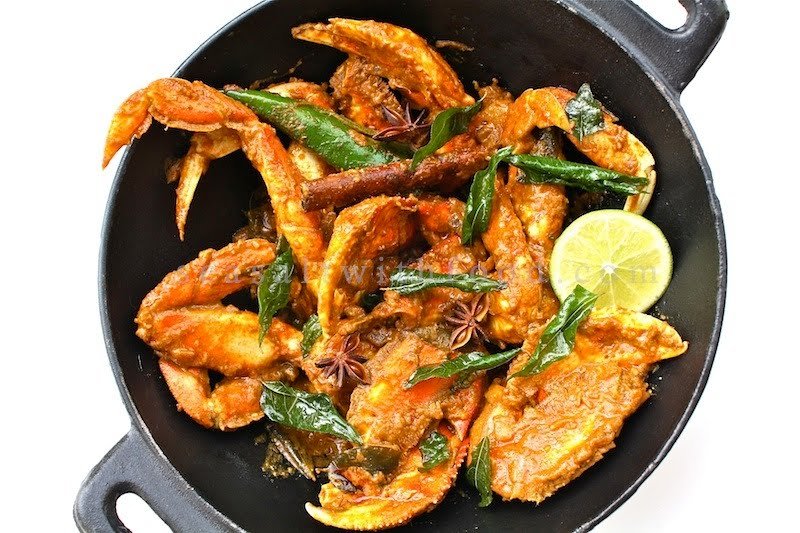Malaysian dry curry crabs Recipe Petitchef