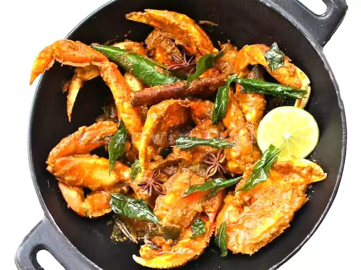 Malaysian Dry Curry Crabs