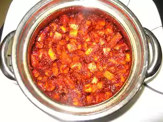 Quick raw mango pickle recipe