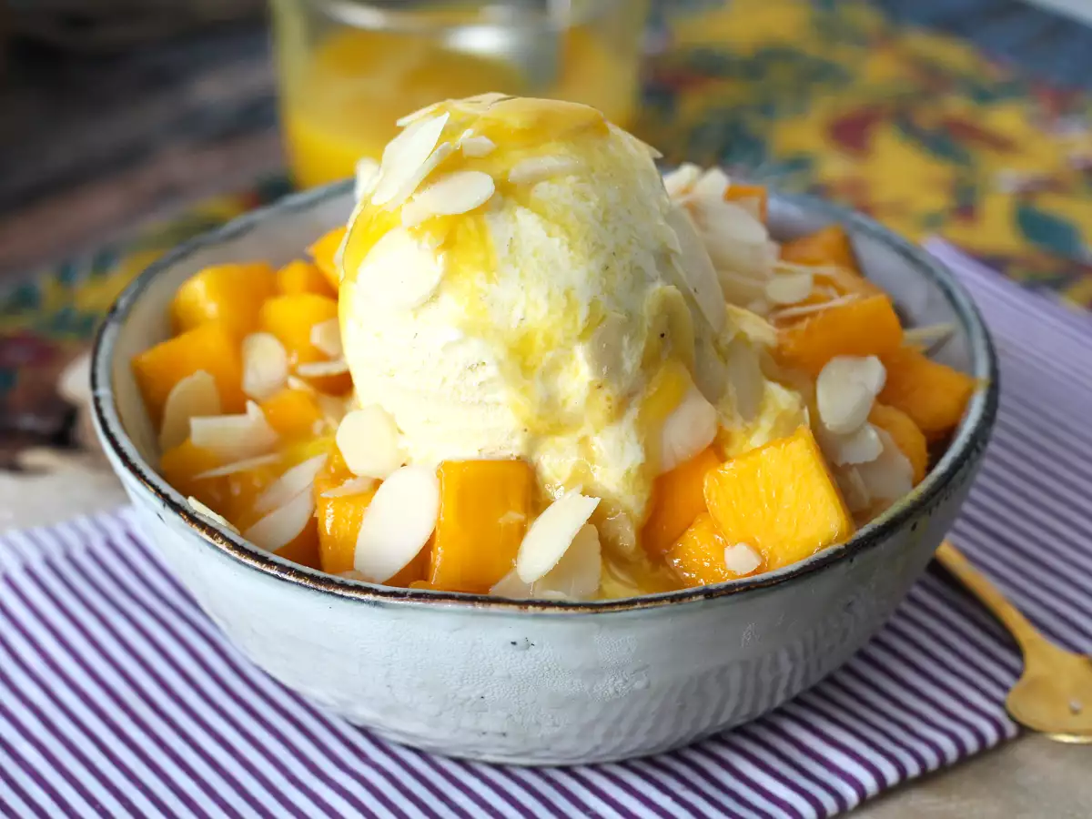 Mango bingsu, the delicious Korean dessert with mango that triumphs worldwide - photo 3