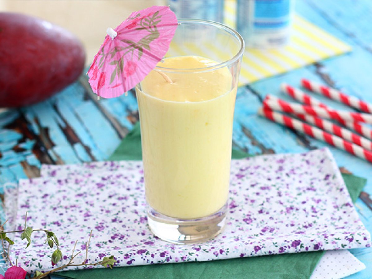 Mango lassi, quick and easy