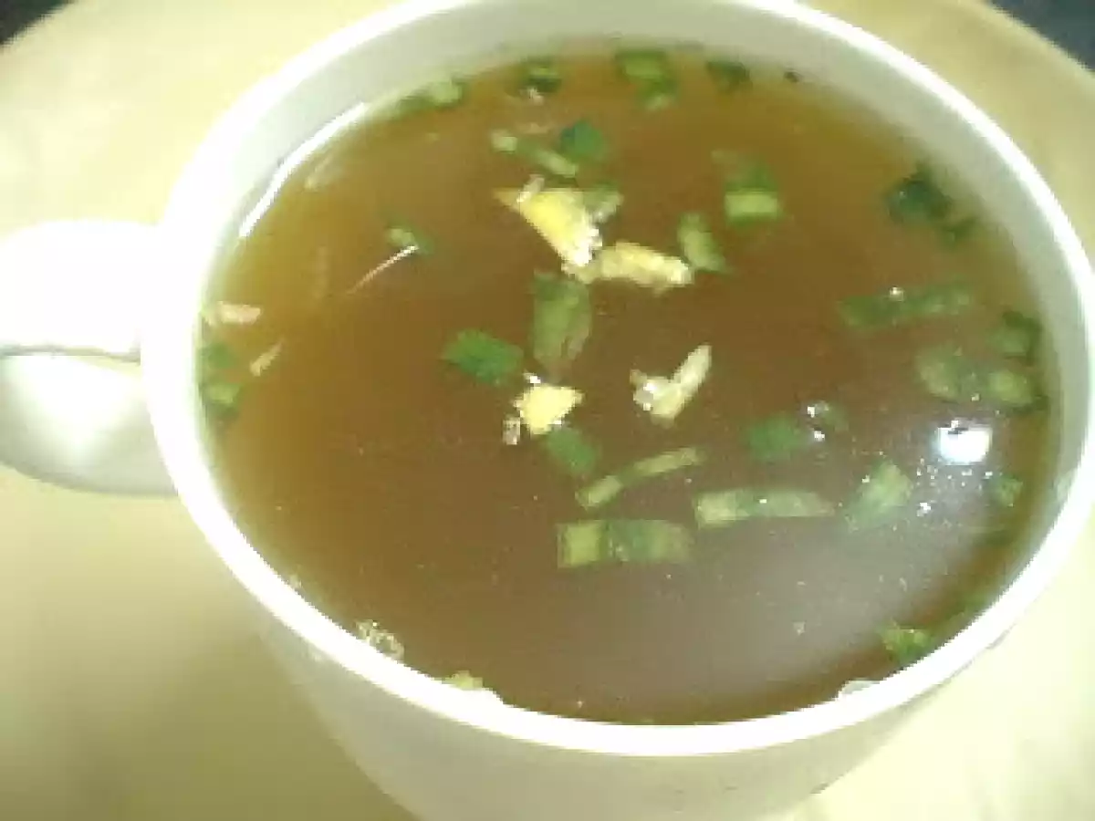 Mango - lemon skin panakam ( jaggery drink)