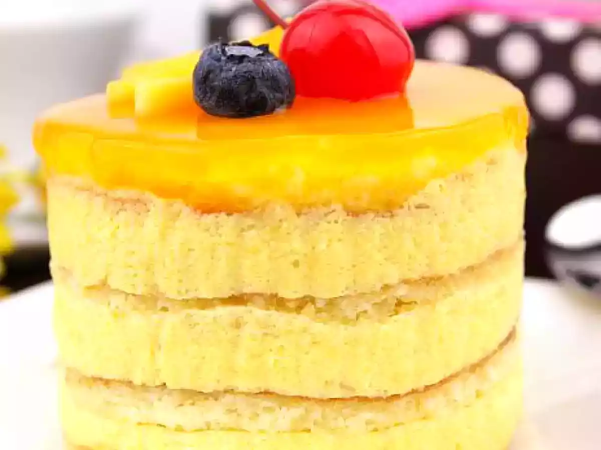 Mango Mirror Cake - photo 2