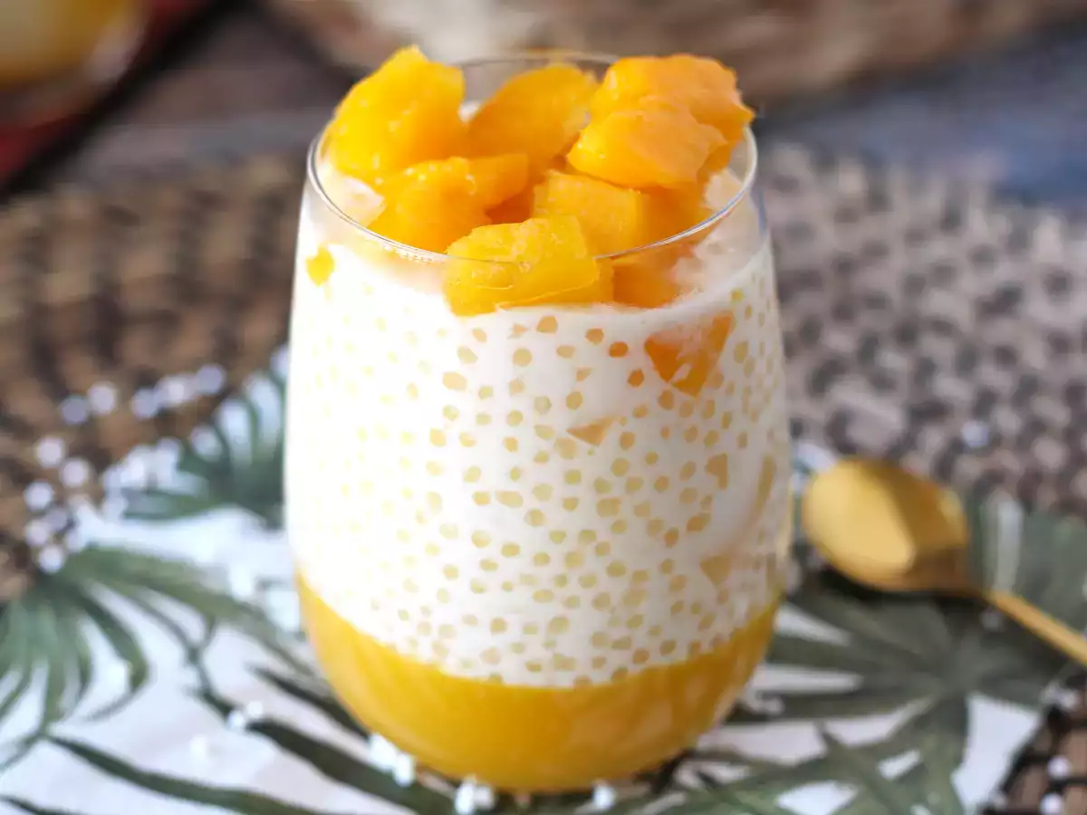 Mango sago, the Asian dessert with tapioca and mango that conquers for its simplicity - photo 6