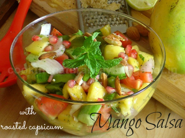 MANGO SALSA with ROASTED CAPSICUM