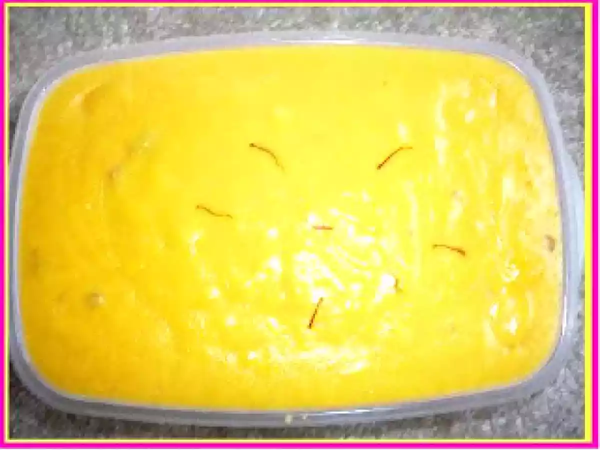 Mango Shrikhand or Mango Pudding