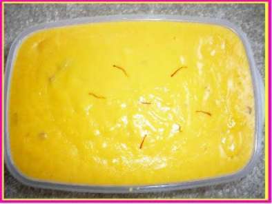 Mango Shrikhand or Mango Pudding