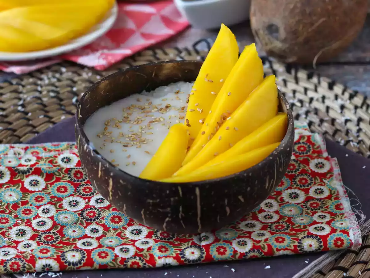 Mango sticky rice, the super comforting Thai dessert - photo 4