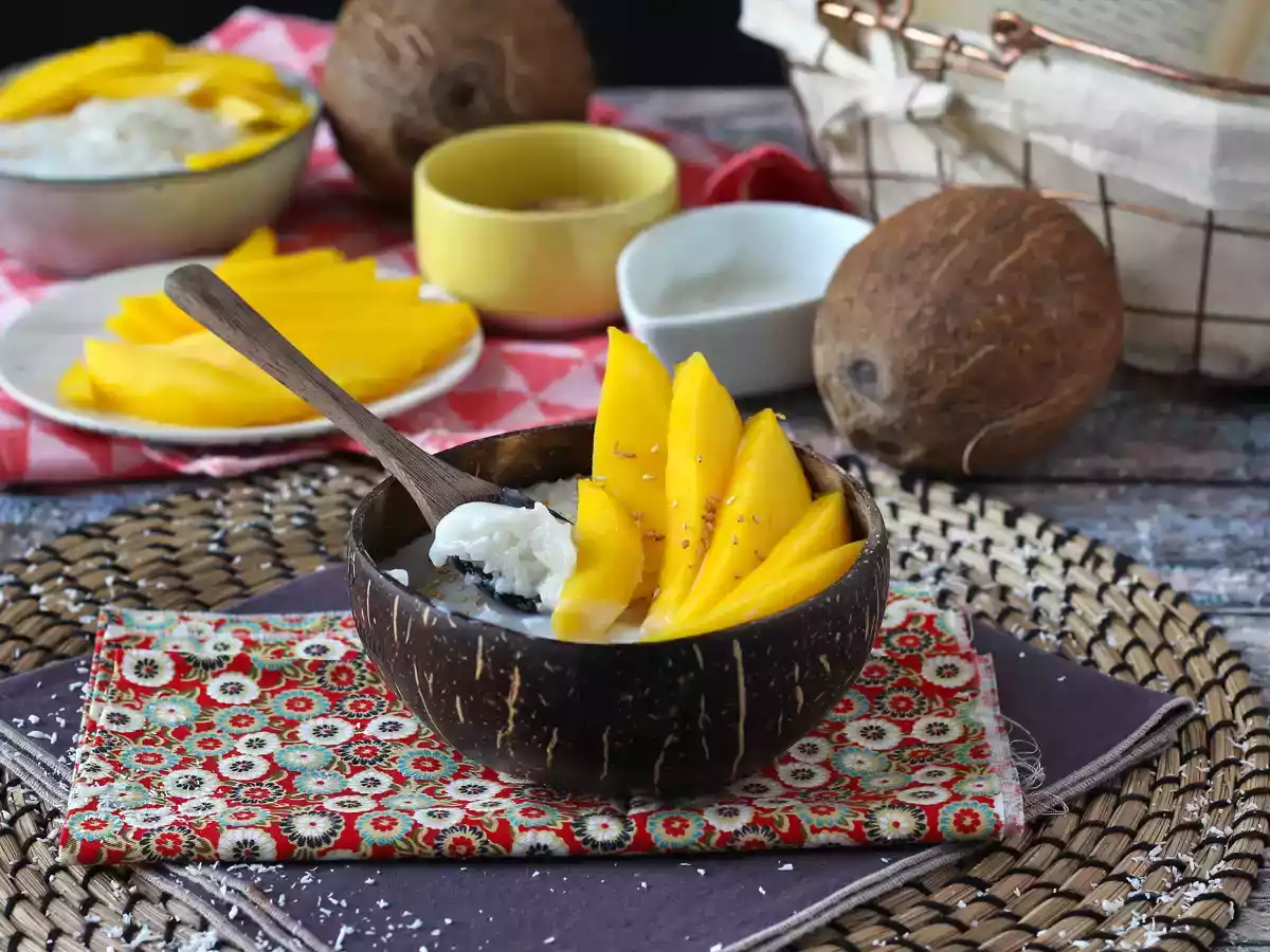 Mango sticky rice, the super comforting Thai dessert - photo 5