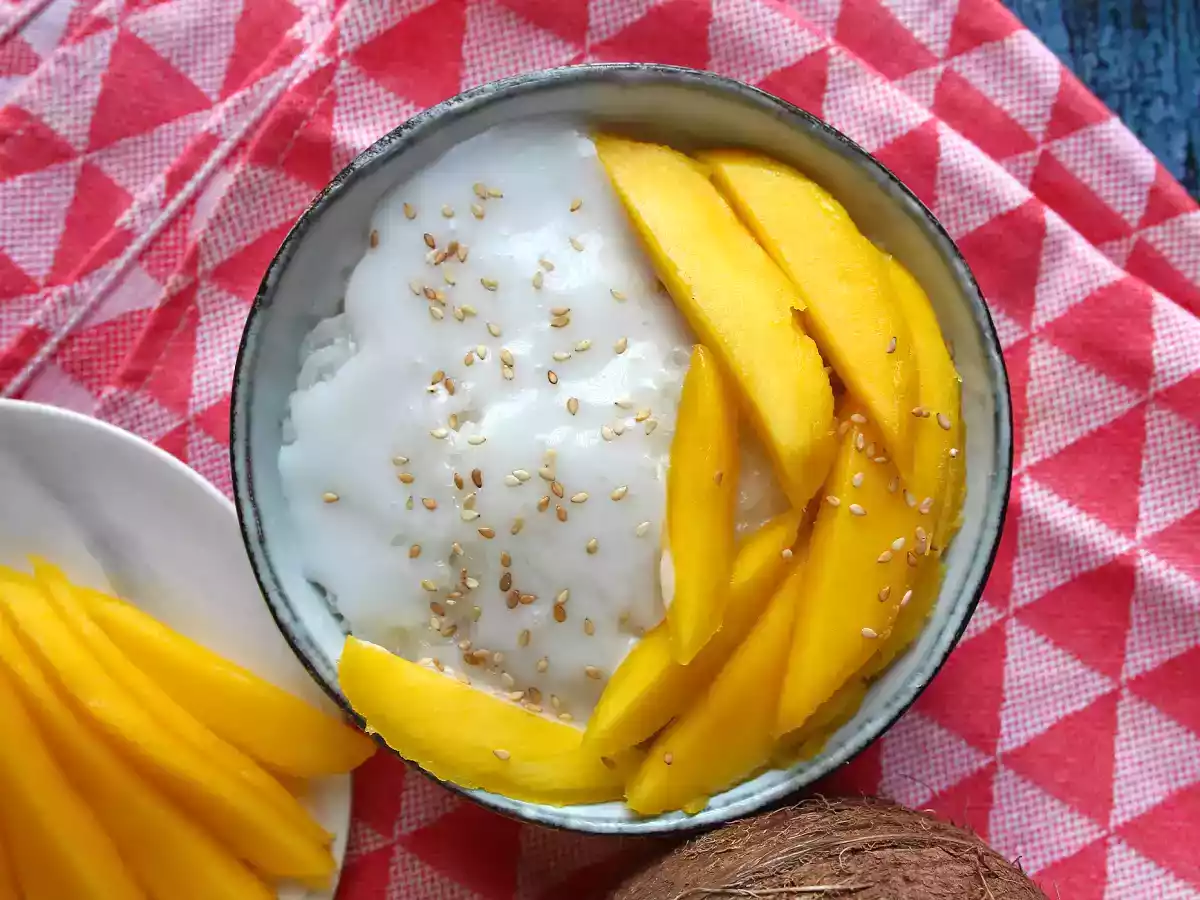 Mango sticky rice, the super comforting Thai dessert - photo 6