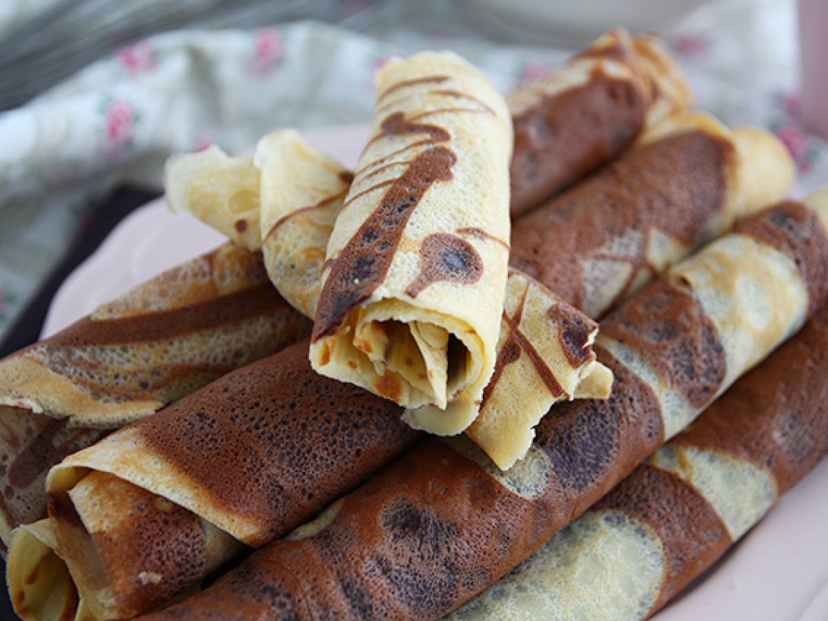 Marble crepes chocolate and vanilla - photo 2