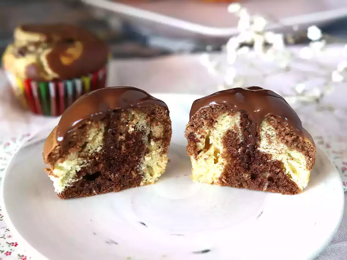 Marbled muffins