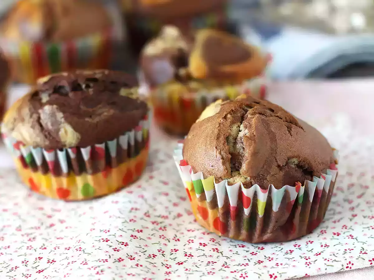 Marbled muffins - photo 2