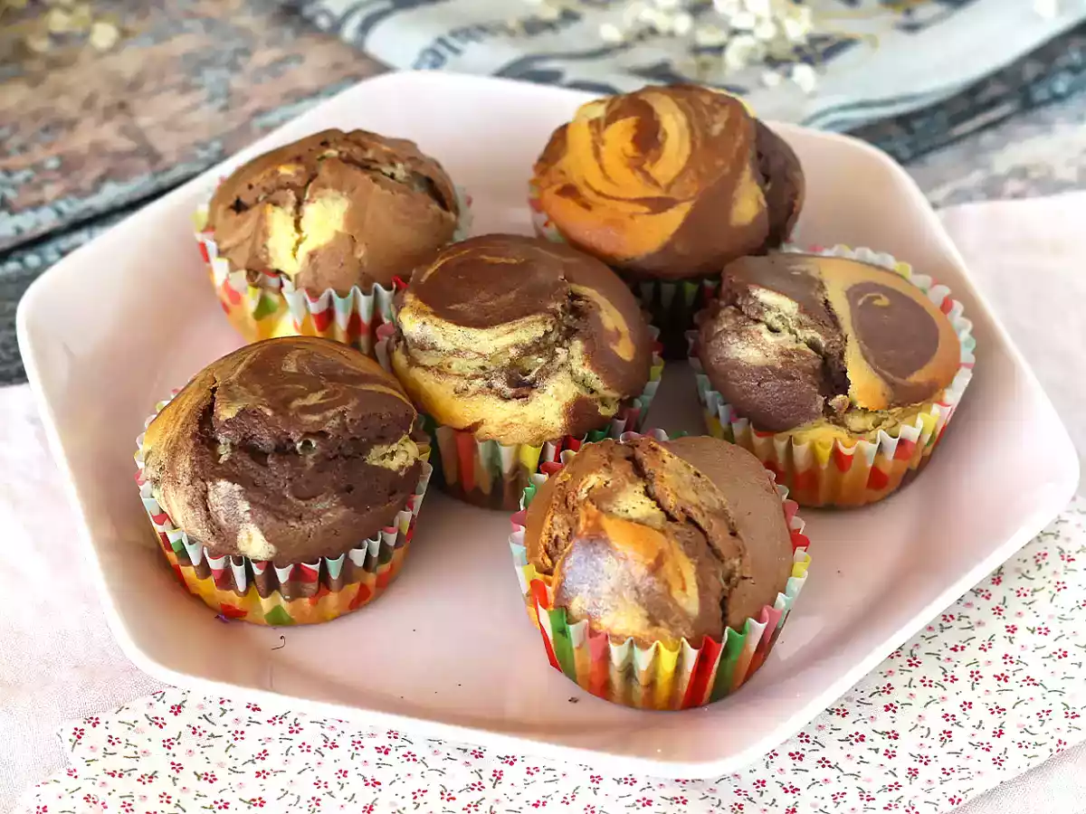 Marbled muffins - photo 4