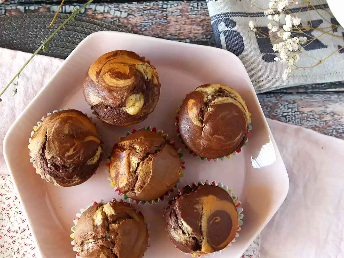 Marbled muffins - photo 5