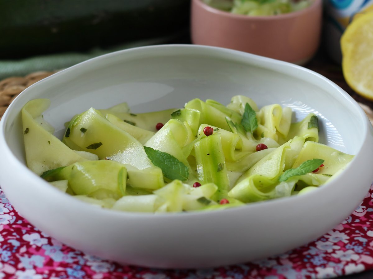 Marinated courgettes, the perfect vegetable carpaccio for summer! - photo 3