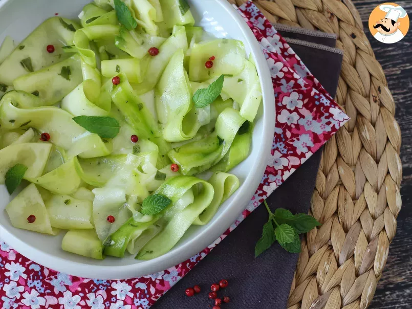 Marinated courgettes, the perfect vegetable carpaccio for summer!, photo 6