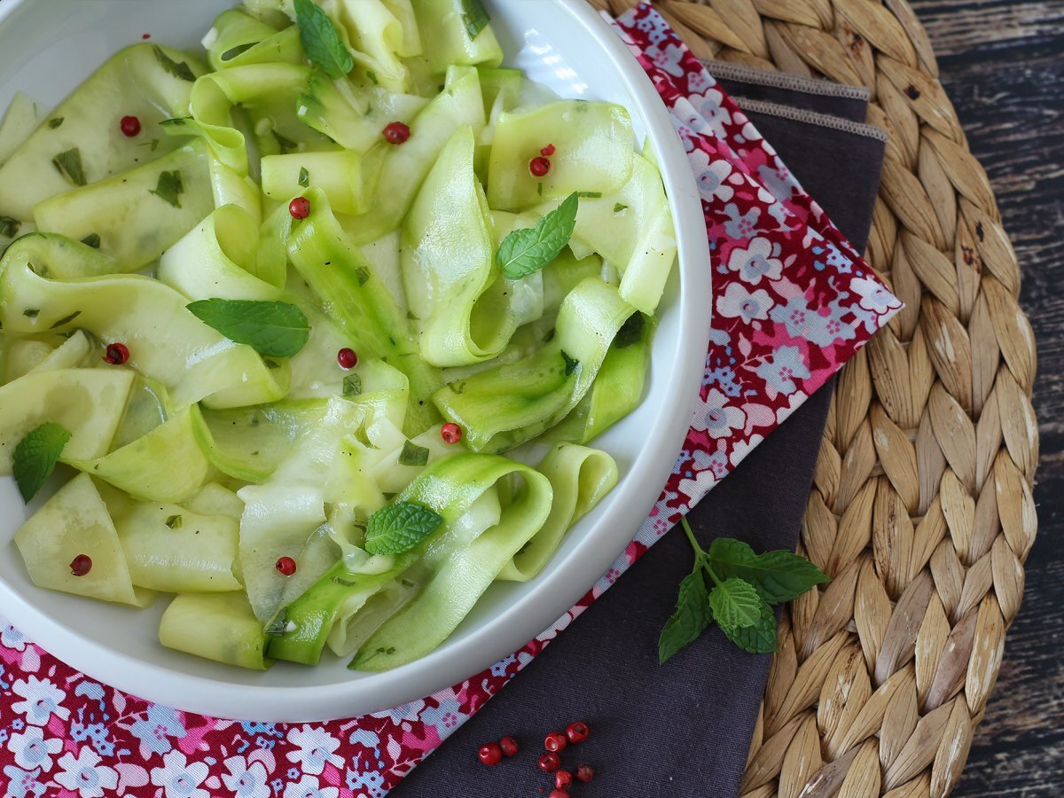 Marinated courgettes, the perfect vegetable carpaccio for summer! - photo 6