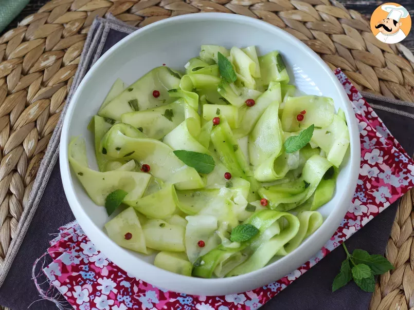 Marinated courgettes, the perfect vegetable carpaccio for summer!, photo 7