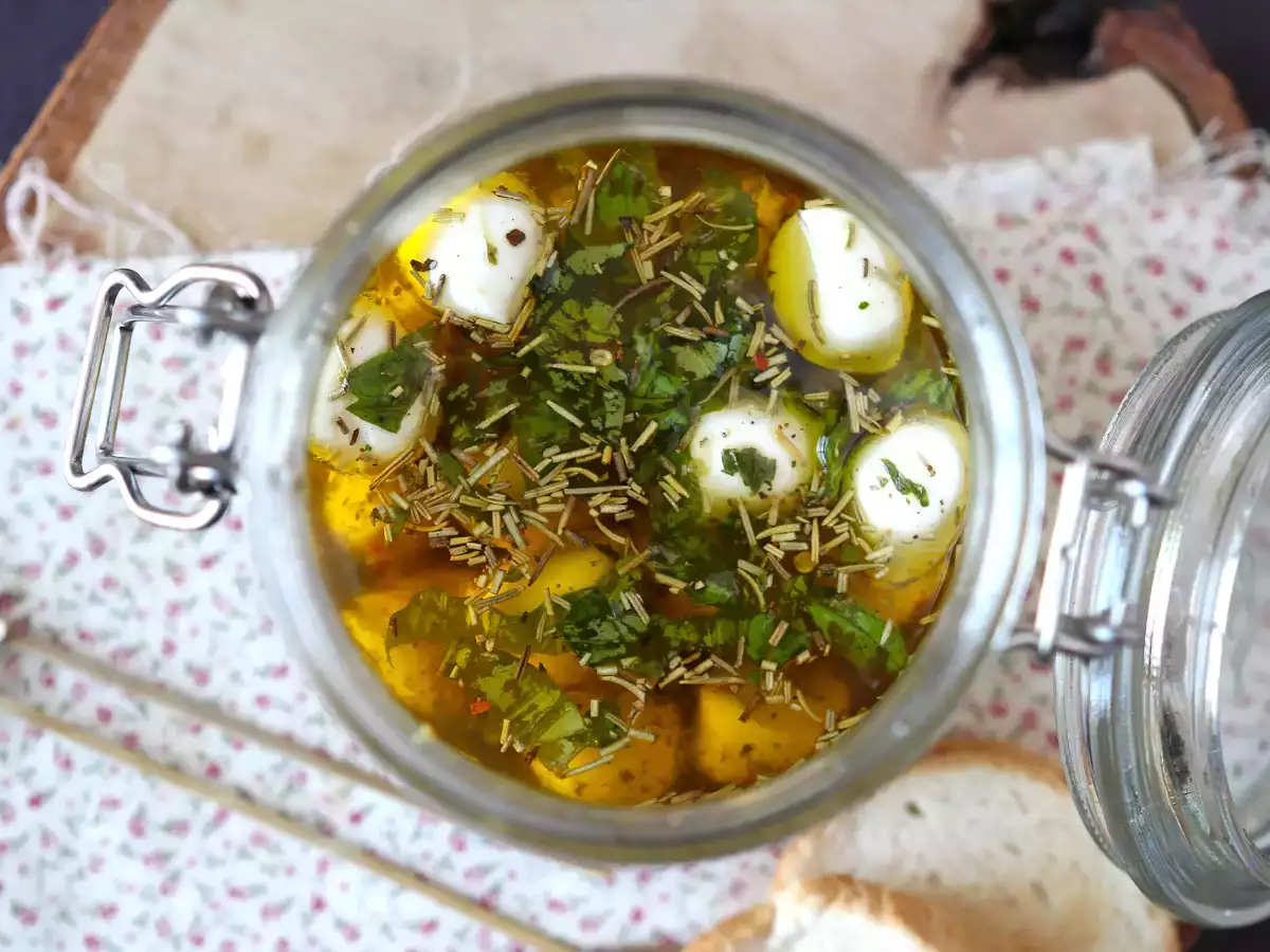Marinated mozzarella balls, for aperitifs or salads! - photo 2