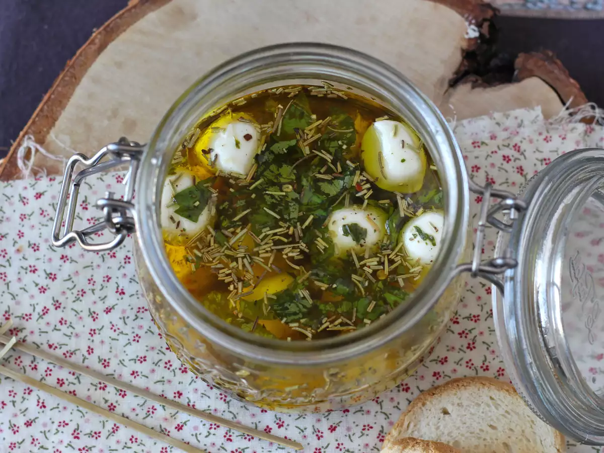Marinated mozzarella balls, for aperitifs or salads! - photo 5