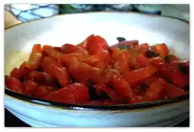Marinated roasted red peppers recipe