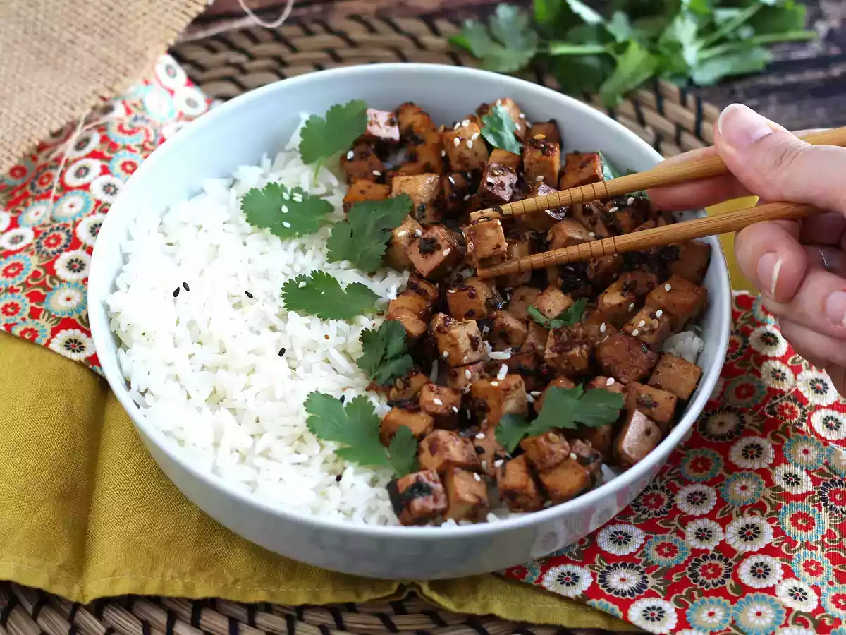 Marinated tofu with soy sauce - photo 4