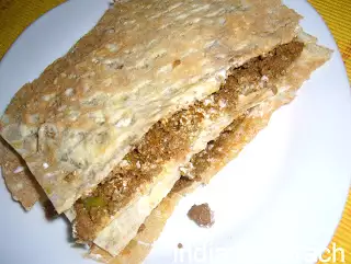 Markouk sandwich recipe with an indian twist