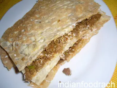 Markouk sandwich ( Indian twist)