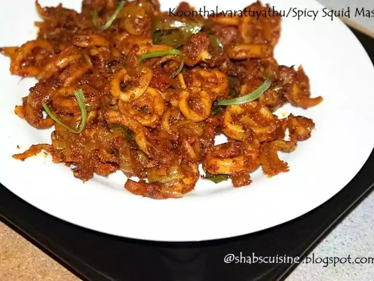 Masala Koonthal (Spicy squid Masala/Calamari Masala) - photo 2