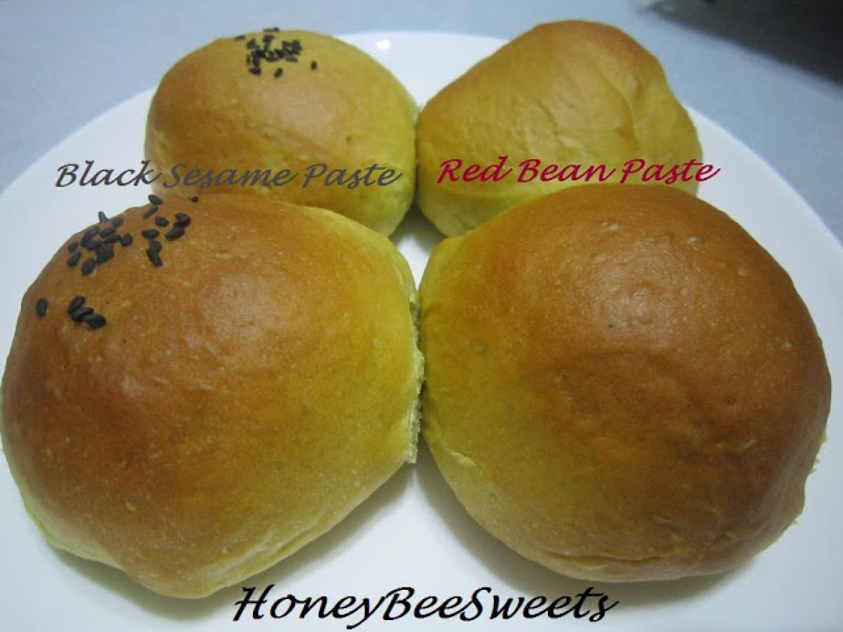 Matcha Madness: Matcha Buns with Mochi & Red Bean paste