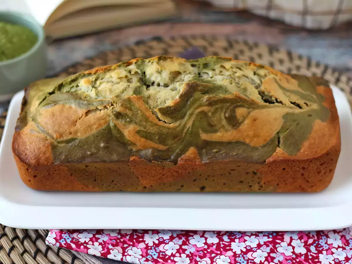 Matcha marble cake - photo 2