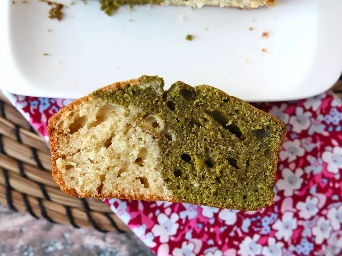 Matcha marble cake - photo 3