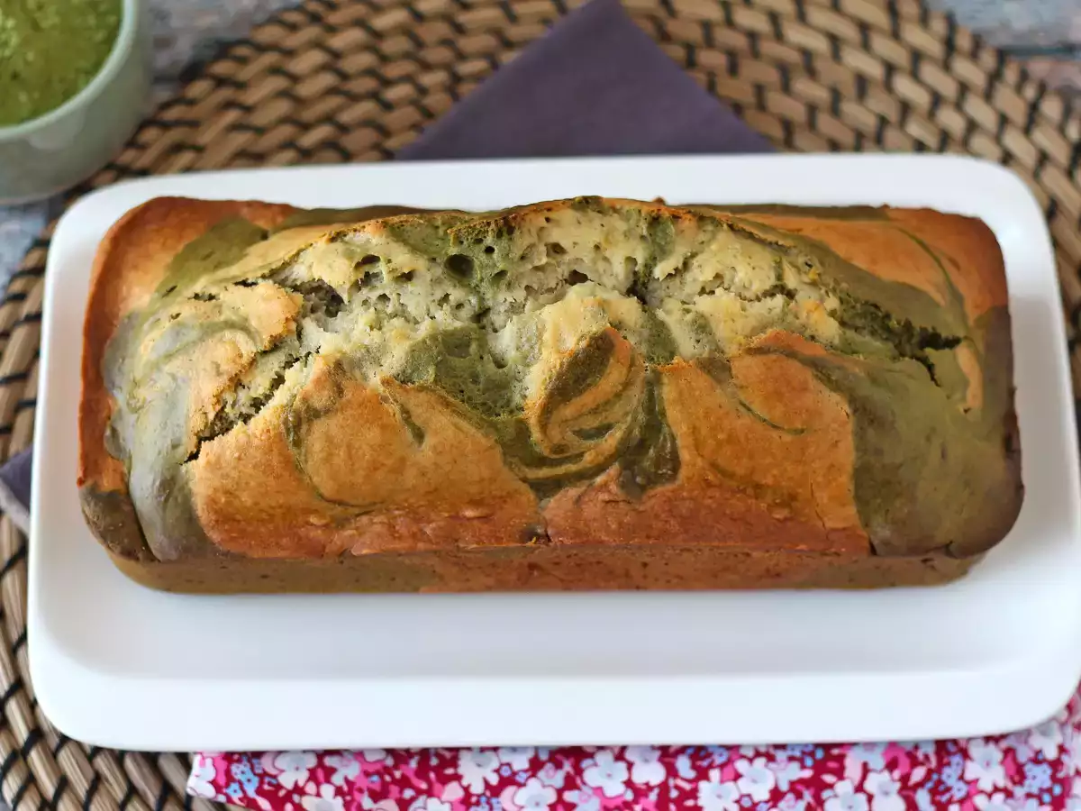 Matcha marble cake - photo 4