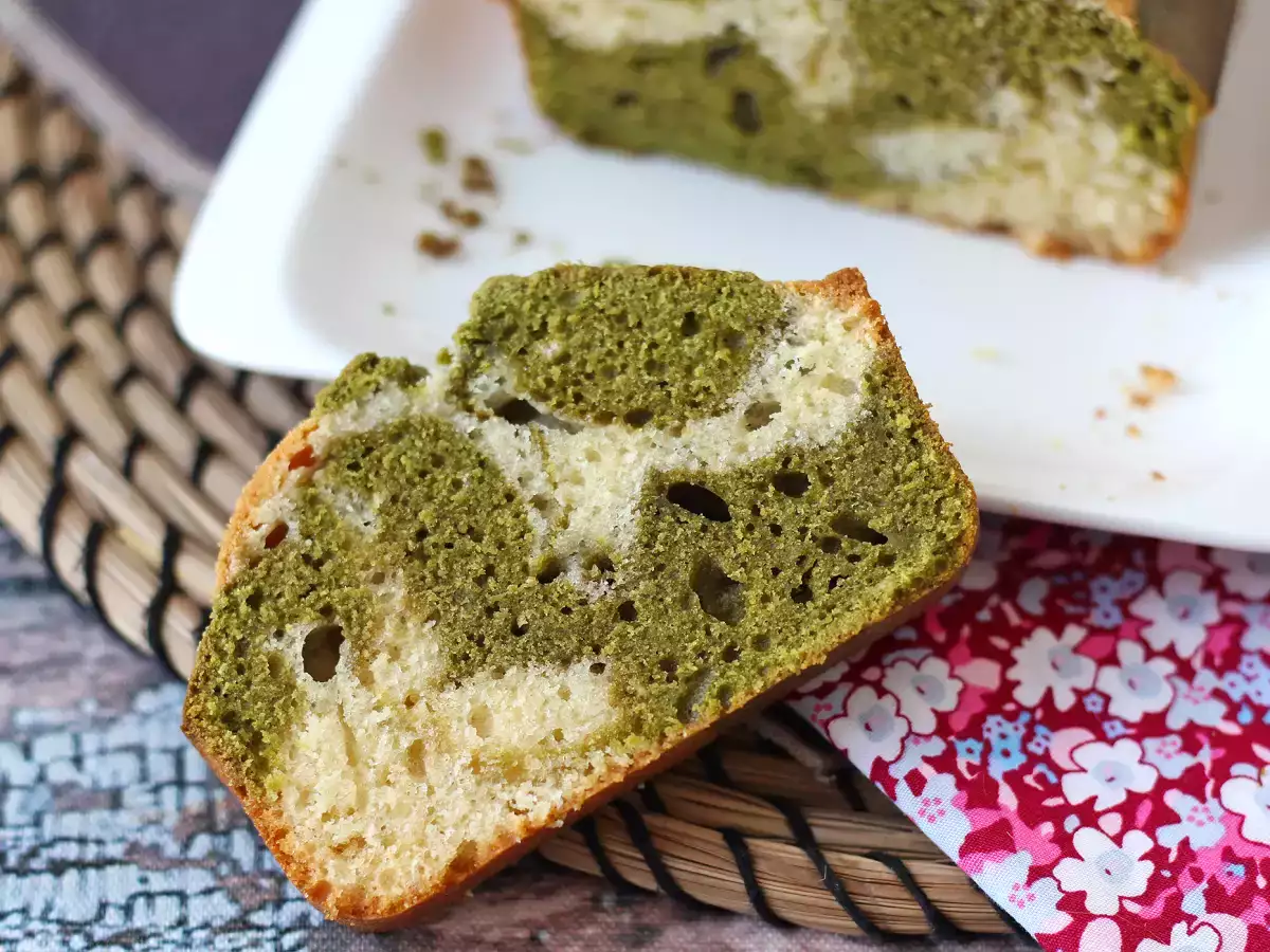 Matcha marble cake - photo 5