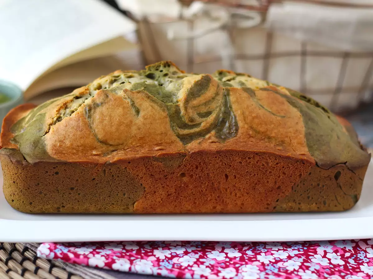 Matcha marble cake - photo 8