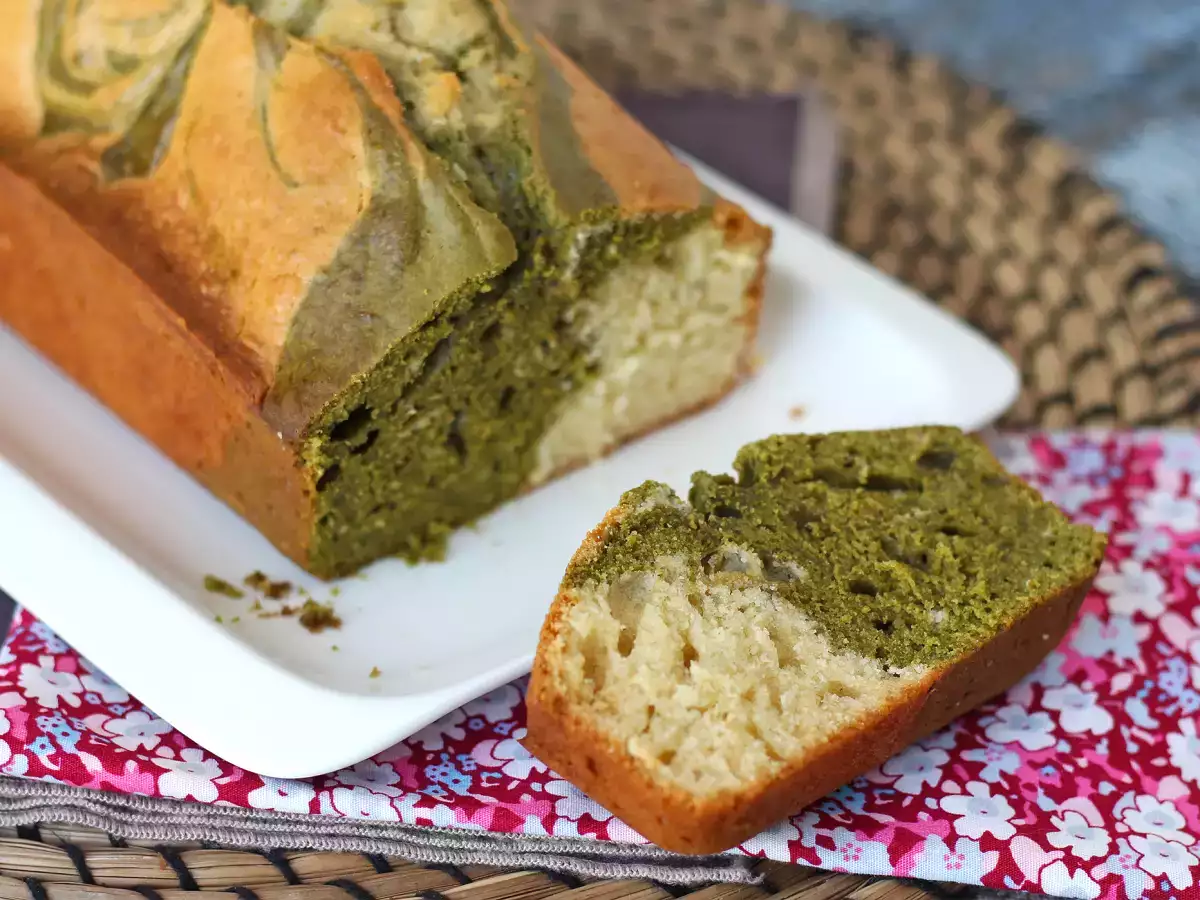 Matcha marble cake - photo 9