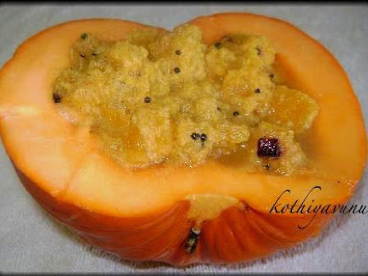 Mathanga Pulinkari /Pumpkin in Coconut & Tamarind Sauce