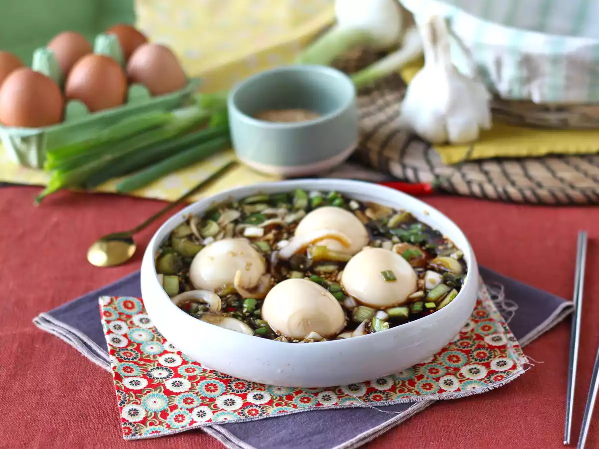 Mayak Gyeran - Korean marinated eggs - photo 2