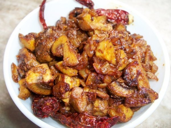 Indian Style Stir-Fry Mushroom Indian Style Stir-Fry Mushroom