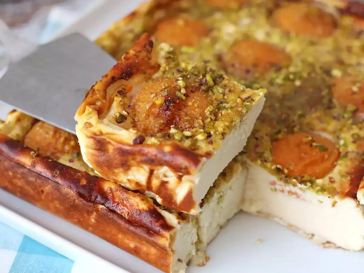 Melt-in-your-mouth apricot cheesecake - photo 8